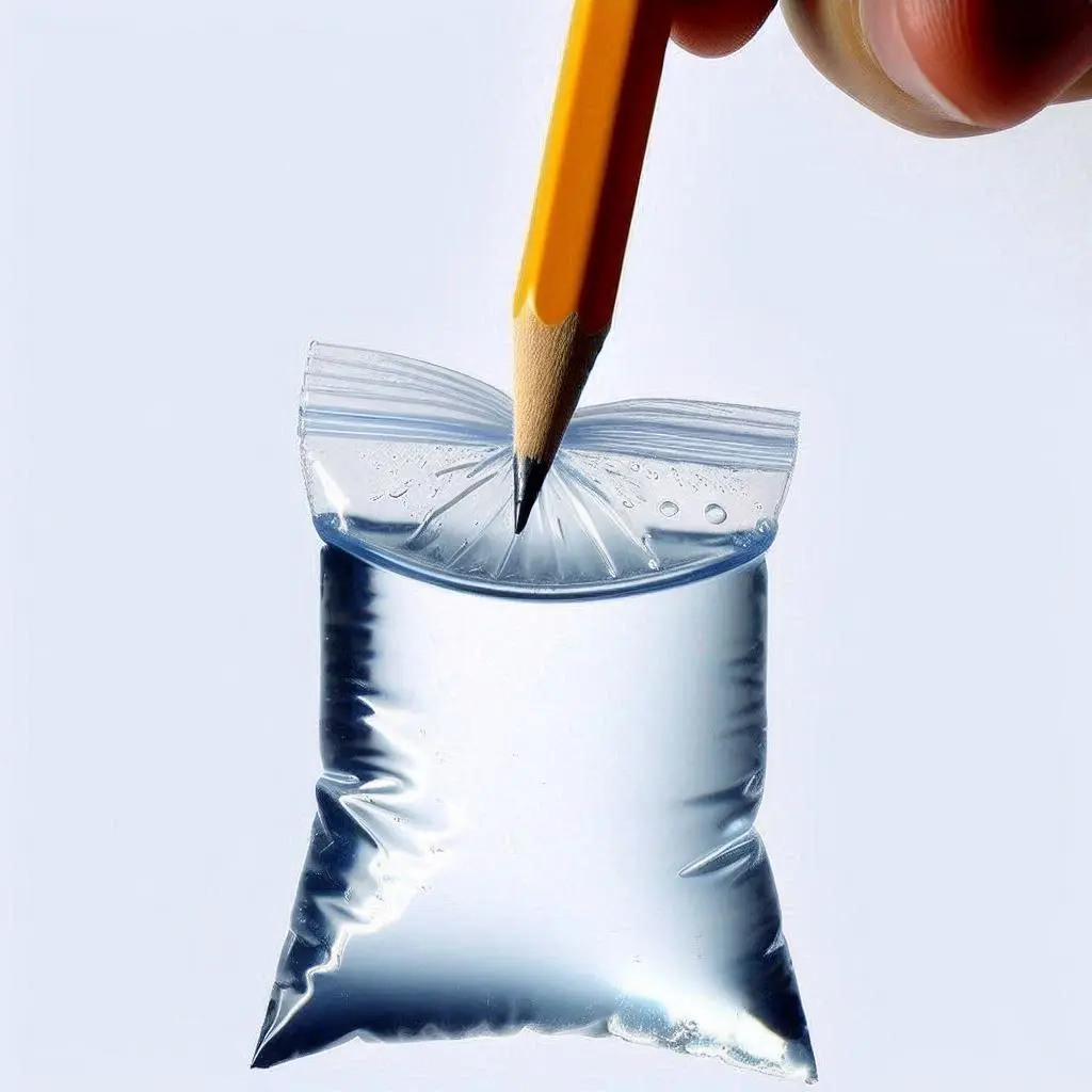 Experimento de la bolsa que no se rompe